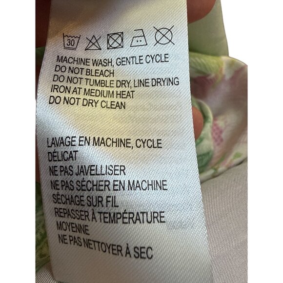 Farm Rio Long Sleeve Multicolor Floral Maxi Dress  V-Neck and Cut Outs Sz S  NWT - Picture 11 of 11